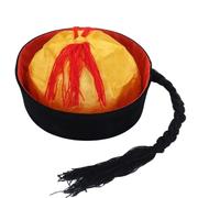 YIGZYCN Chinese Eunuch Hat With Braids For Chinese Themed Parties And Festivals Halloween Chinese Eunuch Hat