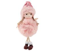 YIGZYCN Christmas Tree Plush Ornaments - Girl, Fairy Elk Pendant - Christmas Tree Decorations