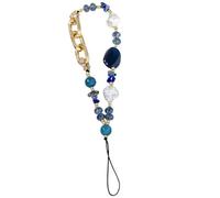YIGZYCN Colorful Beaded Phone Chain Strap Charm Keychain Phone Lanyard Acrylic Wristband Keyring Women Bag Ornament Jewelry Gift Beaded Keychain