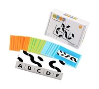 YIGZYCN Colorful Linking Rotating Cubes Educational Building Toy for Preschool Learning Activities Nteractive Turning Shape Blocks Set