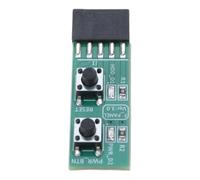 YIGZYCN Computer Motherboards Testing Board With 2x5 Pin ResetPower Switches For Easy Connection Motherboards Switches Tester