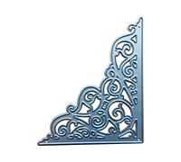 YIGZYCN Corner Metal Cutting Dies Stencil Scrapbooking DIY Album Stamp Paper Card Emboss Die Cutting Plates
