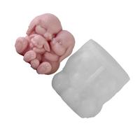 YIGZYCN Couple Hare Silicone Molds Easy Demold Multipurpose Silicone for Epoxy Resin Soap Chocolate Mold