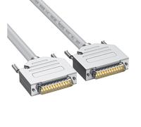 YIGZYCN DB25 RS232 Cable Male to Female 25Pin Straight Through Data Transmission Extension Cable for Automation Accessories Extreme Temperature
