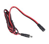 YIGZYCN DC5521 Extension Cord 5.5mmx2.1mm Male To Female Power Adapter Cable Line For CCTV Cameras And LED Strips Black