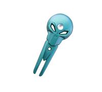 YIGZYCN Divot Fork for Green Care, Two-Prong Metal Skull Design with Compact Carry Profile for Golfers on Course Play Golf Divot Fork Golf Green Care Two Prong Turf Skull Compact Carry Course Golfers