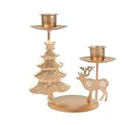 YIGZYCN Double-Headed Metal Candelabra Christmas Holder Candlesticks Stand Decor