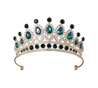 YIGZYCN Elegant Rhinestone Crystal Adjustable Silver Bridal Crown for Weddings, Proms, and Pageant Activities Crystals Crowns Hair Accessory Headwear