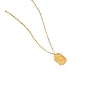 [YIGZYCN] Elegant Stylish Pearl Chain Star Pendant Necklace 18k Gold Plated Solid Stainless Steel Material for Everyday Use