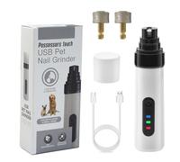 YIGZYCN Ergonomic Electric Pet Nails Grinder Rechargeable 2 Mode Quiet Nails Trimmer For Small To Large Cats And Puppies Rechargeable Cats Nail Trimmer