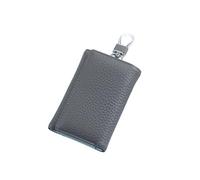 [YIGZYCN] Ergonomic Keys Organized, Wallet PU Leather Card Holder Short Coin Wallet for Commuting Shopping and Travel Key Case, gray