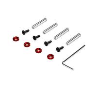 YIGZYCN Exquisite Aluminum Alloy Screws Lock Nut Set For PC CPU Cooling Fan Screw Aluminum Alloy Screw Set Colorful Anodized For Computer Case CPU Cooling Fans Screws 4PCS