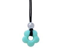[YIGZYCN] Fashion Pearl Flower Pendant Necklace Sweet Cool Choker Lace Up Neck Chain Unique Wax Rope Clavicle Chain Party Jewelry Flower Pendant Necklace Pattern Necklace Statement for Women Girls