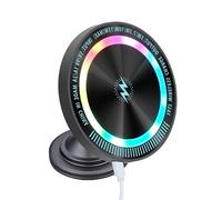 YIGZYCN Fast Charging Holder With LED Light Phone Stand For 16 15 Car Dashboard Air Vent Stand Rotating Stand