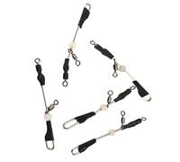 YIGZYCN Fishing Line Barrels Lures Connector Accessory Stainless Rolling Swivels Barrels 5Pcs / 10pcs Stainless Steel