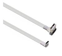 YIGZYCN Flat USB C to Cable 90 Degree Angled for Fast Charging Data Sync 30cm-3m Flat Cable