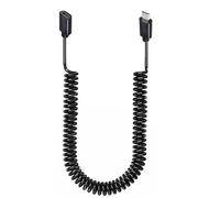 YIGZYCN Flexible USB Spring Extension Cable USB2.0 Port 480Mbps Data Transfer Spring Coil USB Cable