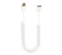 YIGZYCN Flexible USB Spring Extension Cable USB2.0 Port 480Mbps Data Transfer Spring Coil USB Cable