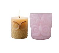 YIGZYCN Food Grade Silicone Owl Making Mold Soap for and Waxes Projects Owl Shaped Tool