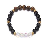 [YIGZYCN] Geometric Design Natural Stone Bracelet Handmade Beads Accessories Add Elegant Elegance to Any Outfit or Occasion