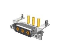 YIGZYCN Gold Plated Coppered 3W3 Bend Pin Connector for 40A High Current Applications Corrosive Resistant