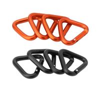 YIGZYCN Heavy Duty Locking Hook For Camping Fishing Hiking Traveling Aluminum Alloy Carabiner Clip Triangular Climbing Buckle