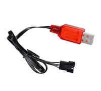YIGZYCN High Speed 7.4V Lithium Battery Charging USB Charging Cable for RC Car with SM4P Reverse Insert Protection