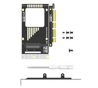 YIGZYCN Intelligent U.2 to PCIe 5.0 Expansion Card 128Gbps Bandwidth Computing Accessories Storage Card