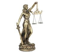 YIGZYCN Justice Fairness Goddesses Statue Resins Blind Law Lady Sculpture with Scale Greek Roman Figurine for Collectors and Gift Greek Roman Goddesses Sculpture