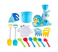 YIGZYCN Kids Water Play Tools 14Pcs Sand Beach Toy for Outdoor Learning Activities and Pool Fun Toddler Beach Bath Toy with Tools