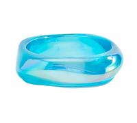 YIGZYCN Lightweight Comfortable Resin Geometric Designs Featuring Pearlescent Colorful Swirls User Friendly Wrisbandt Irregular Geometric