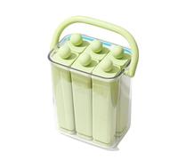 YIGZYCN Lolly Molds Easy Releases Silicone Long Ice Cubes Stick Maker Set with Storage Box for Homemades Dessert Popsicles Maker Mold Set Large Capacity Trays Flexible Design Quick