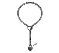 YIGZYCN Love Heart Pendant Necklace Women Fashion Adjustable Clavicle Chain Temperament Neck Jewelry Hiphop Choker Collar Chain