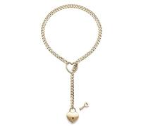 YIGZYCN Love Heart Pendant Necklace Women Fashion Adjustable Clavicle Chain Temperament Neck Jewelry Hiphop Choker Collar Chain