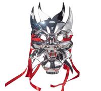 YIGZYCN Metallic Halloween Mask Masquerade Mask Full Face Mask For Adult Men Women Masquerades Halloween Cosplay Accessory