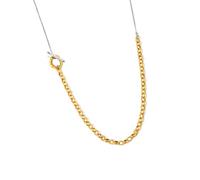 YIGZYCN Modern OT Buckle Sweater Chain Stainless Steel Long Necklace Adjustable Length Neckchain Choker Accessory For Women Long Sweater Necklace