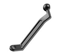 YIGZYCN Motorcycle Rear View Extender Adapter Holder Motorbike Navigation Phone Base Bracket 17mm Head