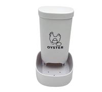 YIGZYCN Multi Purpose Poultry Feeder For Shells And Grit Construction Easy To Clean Outdoor Use Chicken Dispenser