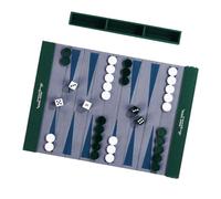 YIGZYCN Multiple Game Rolls Up PU Leather Backgammon Game Mat Backgammon Chess Set in 3 Colorful Color for Indoor Outdoor Fun Mat Family for Beach Park and Home Use