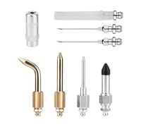 YIGZYCN Multipurpose Lubrication Accessory Set Galvanized Steel Nozzles Elbow Adapters for Industrial and Automotive Application Automotive Maintenance Grease Fittings