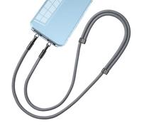 YIGZYCN Not Loss Double Hook Phone Lanyard Side Mount Pad Metal Lanyard Clip With Two Rings Corrosions Resistant Clip For Phone Stylish Phone Accessory