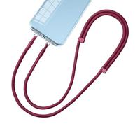 YIGZYCN Not Loss Double Hook Phone Lanyard Side Mount Pad Metal Lanyard Clip With Two Rings Corrosions Resistant Clip For Phone Stylish Phone Accessory