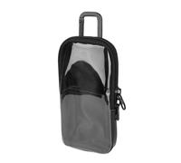 YIGZYCN Outdoor Ready for Touch 5/6 / 7 Pouches with Secure Belt Clip and Carabiner, Reinforced PU Leather Back Multipurpose Gadget Bag