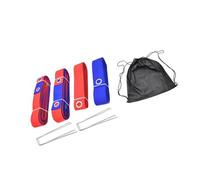 YIGZYCN Outdoor Volleyball Boundaries Line with Ground Nails Courts Webbing Marker for Sand Grass Backyard Boundaries Line