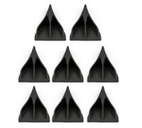 YIGZYCN Pack of 8 Global Car Roof Generators Enhances Aeromechanics Improves Coal Efficiency Reduces Drag Easy Installation ABS Coal Efficiency Car Reveal