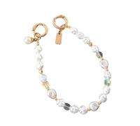 [YIGZYCN] Pearls Beads Cell Phone Strap Fashion Phone Strap Late Creative Bag Charm Charm Phone Case Decorative Elegant Bag Charm Charm Charm Fashion Phone Strap Phone Slap Strap, As described