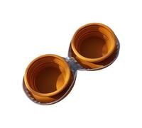 YIGZYCN Portable Pet Food Bowls Travel Friendly Folding Silicones Dish Water Containers for Food and Water Compacts Pet Feeding Bowl