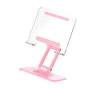 YIGZYCN Portable Space Saving Foldable Stand Adjustable in Heights Rotating Base for Phone Tablets AntiSlip Silicone Materials Ergonomic Tablet Holder for Desk