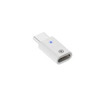 YIGZYCN Portable Type C/8Pin To 8Pin Female Charging Adapter With LED For Pencil Ensuring Efficient Power Supply