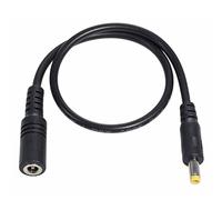 YIGZYCN Power Male Plug 4.0x1.7mm Male To Female Extension Connector Cable Adapter Cord 40W For Wifi Router Speaker Laptop Power Plugs 4.0x1.7mm Straight Adapter Male Connector
